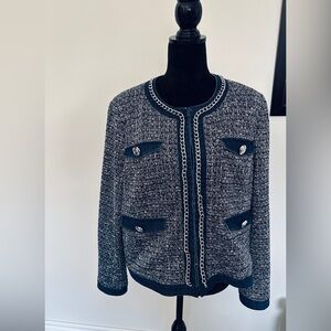 Melanie Lyne Tweed Like Blazer